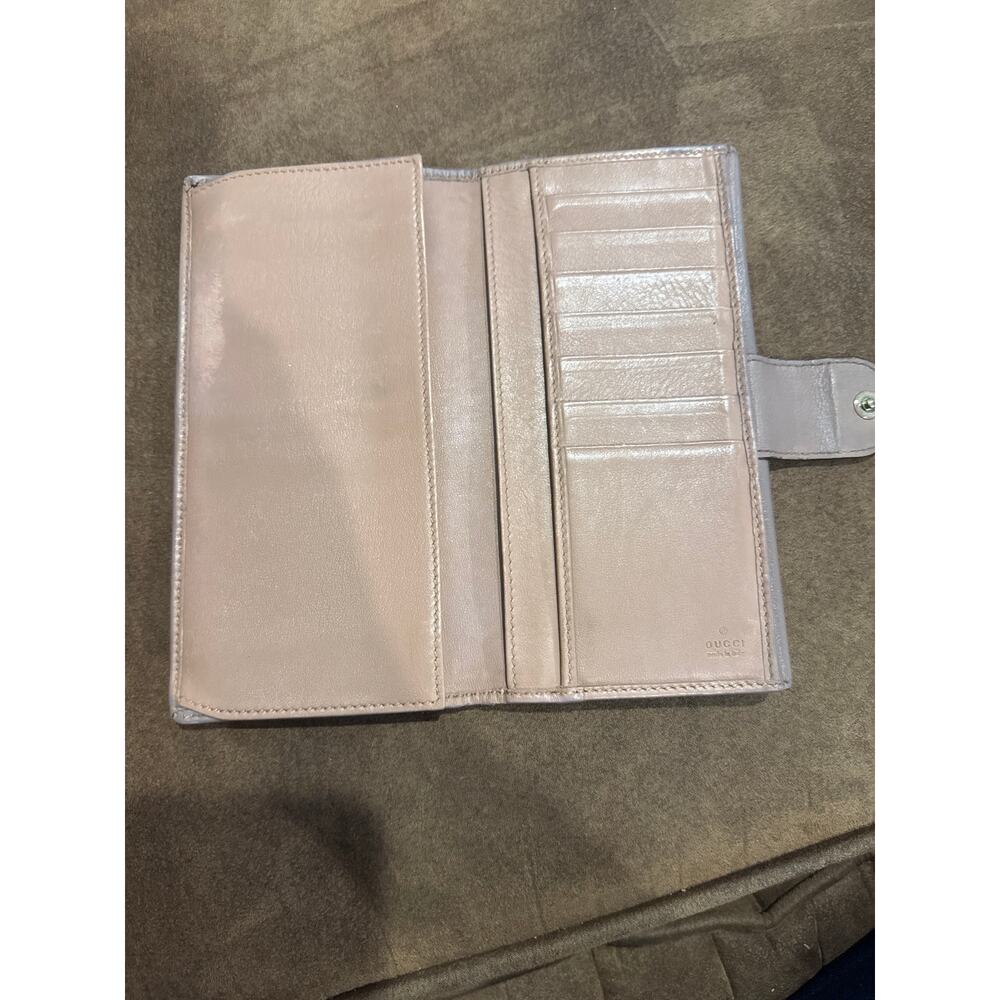 Gucci Diamanté Canvas Heart Wallet - Picture 8 of 11